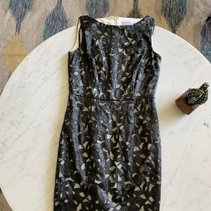Calvin Klein Faux Leather Dress